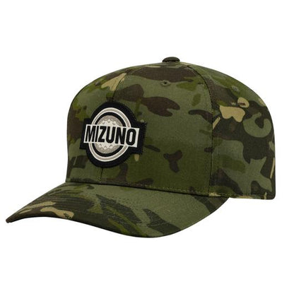 [6000045-18-02] Mizuno Mens Golf Cap | Patch Snapback (Camo)