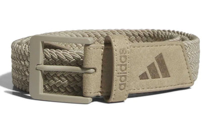 Adidas Mens Golf Belt | Braided Stretch | Hemp
