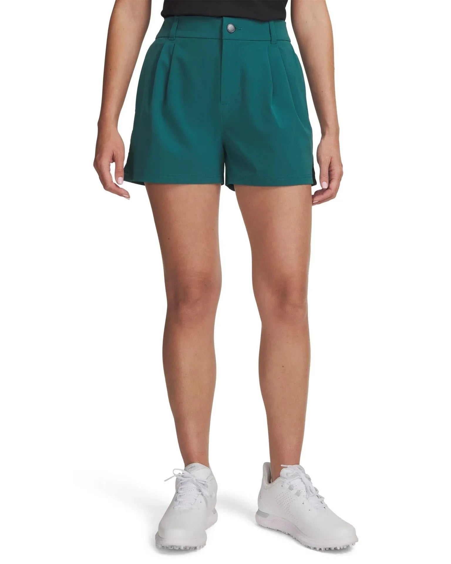 Under Armour Womens Golf Shorts | Drive Pleated Short Rack | Green