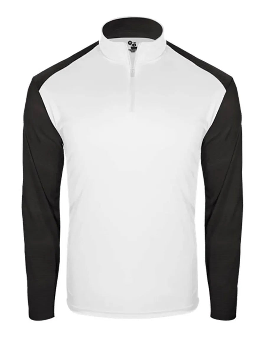 Custom Apparel Mens Golf Jersey | Thermal | White-Black