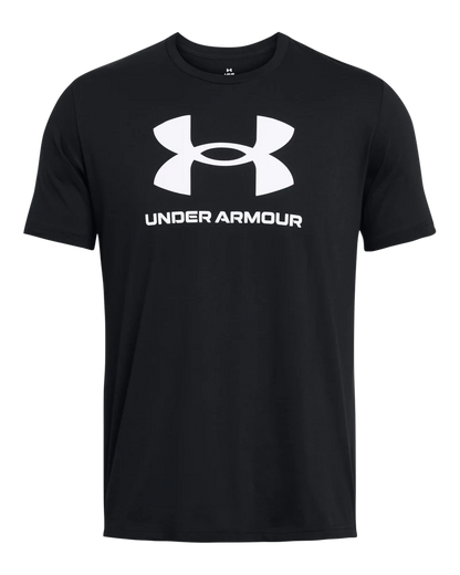 [19323909] Under Armour Mens Golf Shirt | Sportstyle Logo Update LC SS (Black, 3XL)