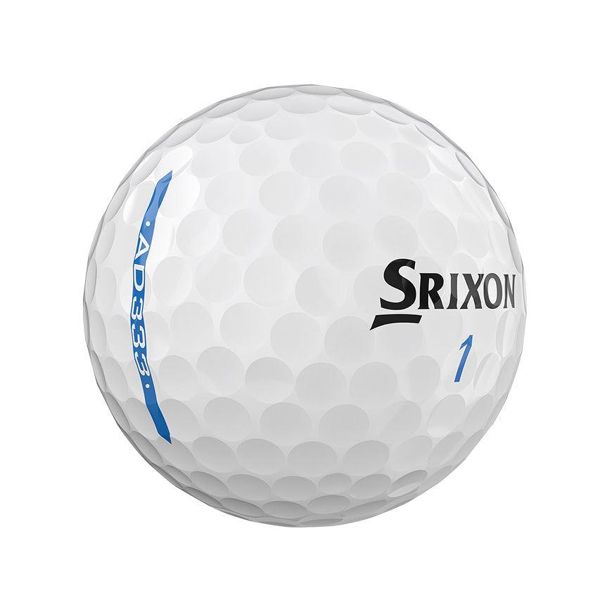 [SAD33301] Srixon Golf Balls | AD333 Golf Balls (White/Sleeve, 11)