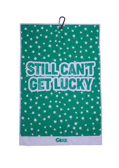 [CAGT009] Custom Apparel Golf Towel | Waffle (Get Lucky)