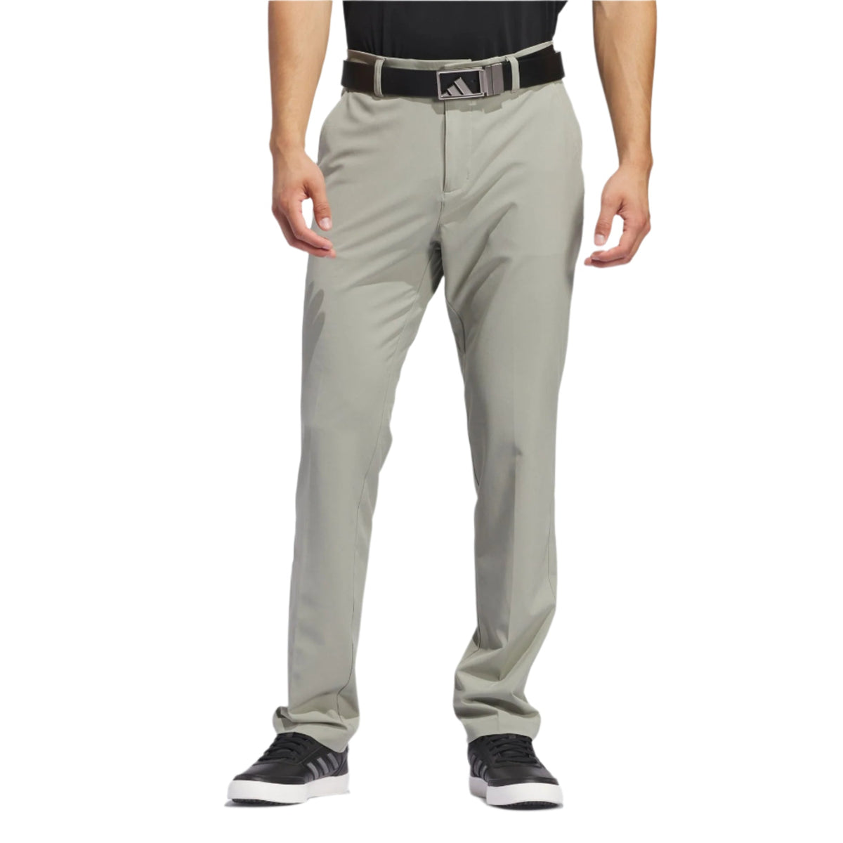 [IU2833-4] Adidas Mens Golf Trousers | Ultimate 365 Tapered 25 | Silver Pebble (36, 32)