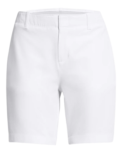 [13836161006] Under Armour Womens Golf Shorts | Drive 7 | White (6)
