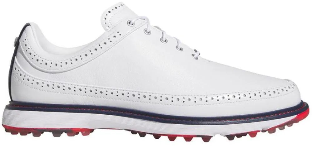 Adidas Mens Golf Shoes | MC80 | White-Navy-Red
