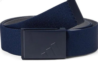 Adidas Mens Golf Belt | Reversible Webbing | Navy-Grey OSFA