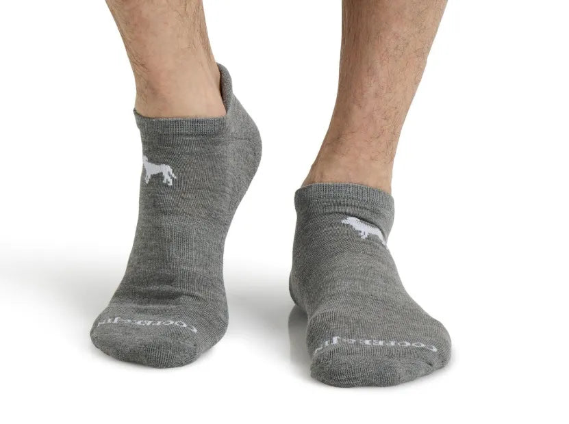 Cutter and Buck Mens Golf Socks | Anklet | Grey