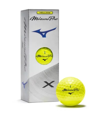 [3000110-09] Mizuno Golf Balls | Pro X (Yellow)