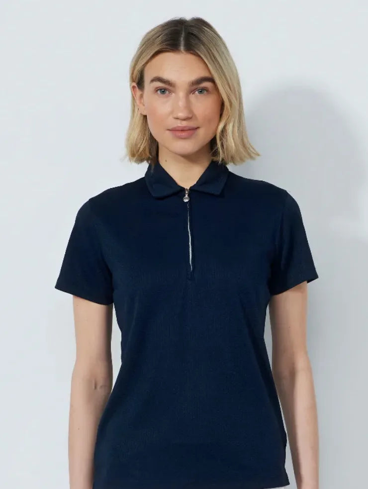 Daily Sport Womens Golf Shirt | Peoria SS | Navy