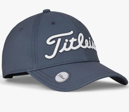 [TH25APBME-4W1-1] Titleist Mens Golf Cap | Players Performance Ball Marker (Washed/Indigo/White)