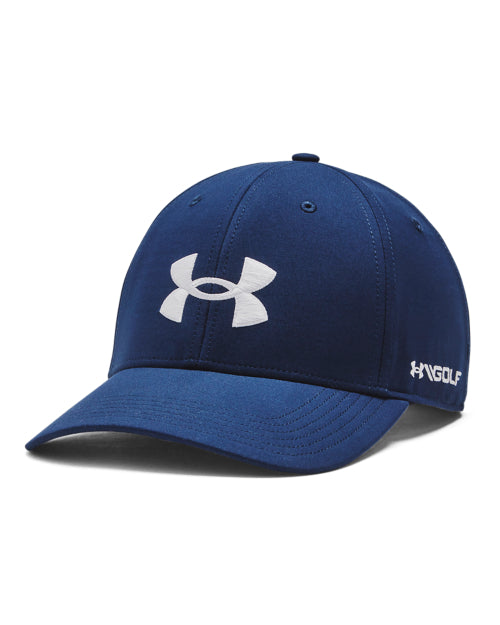 [1361547-411-OSFM] Under Armour Mens Golf Cap | Golf96 (Navy/White)