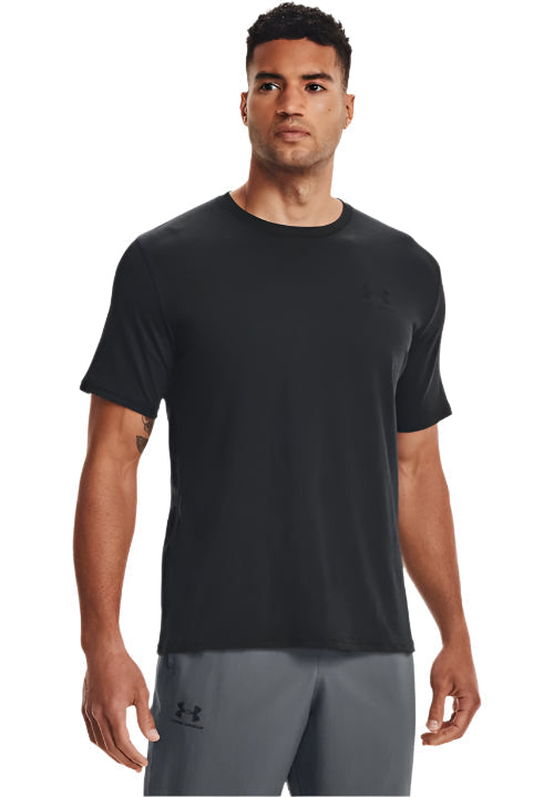 [1382911-001-2] Under Armour Mens Golf Shirt | Sportstyle Logo LC SS (Black, L)