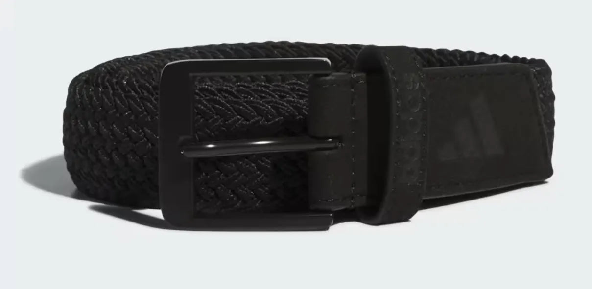 Adidas Golf Belt | BRAID STRETCH BELT | Black