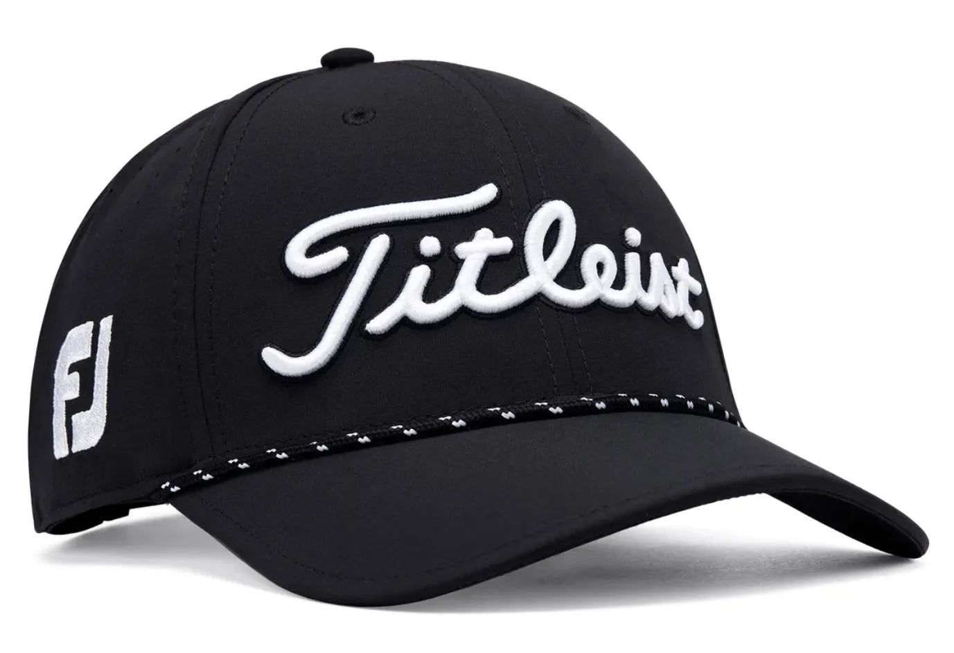 [TH26ATB-01] Titleist Golf Cap | Tour Breezer (Black/White, 2026)