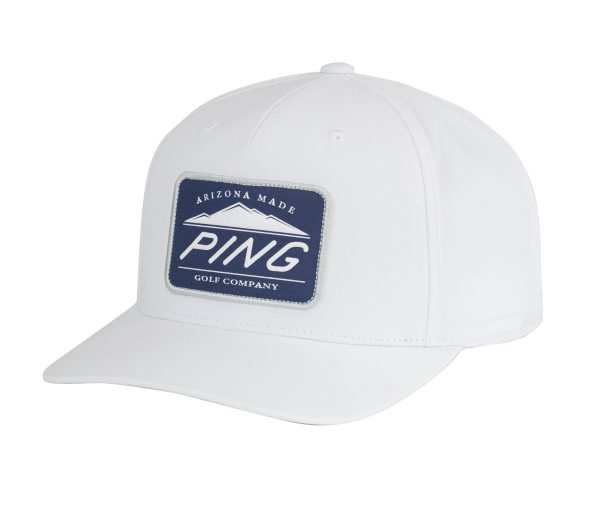 Ping Mens Golf Cap | Camelback | White