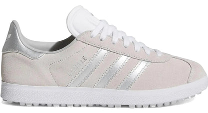 Adidas Womens Golf Shoes | Gazelle | White-Silver-Grey