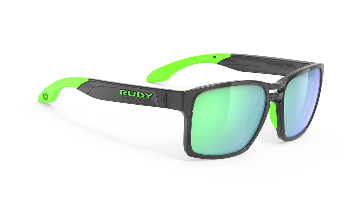 [SP576195-0000] Rudy Project Sunglasses | Spinair 57 (Spinair 57 Crystal Graphite - Polar 3FX HDR Multilaser Green)