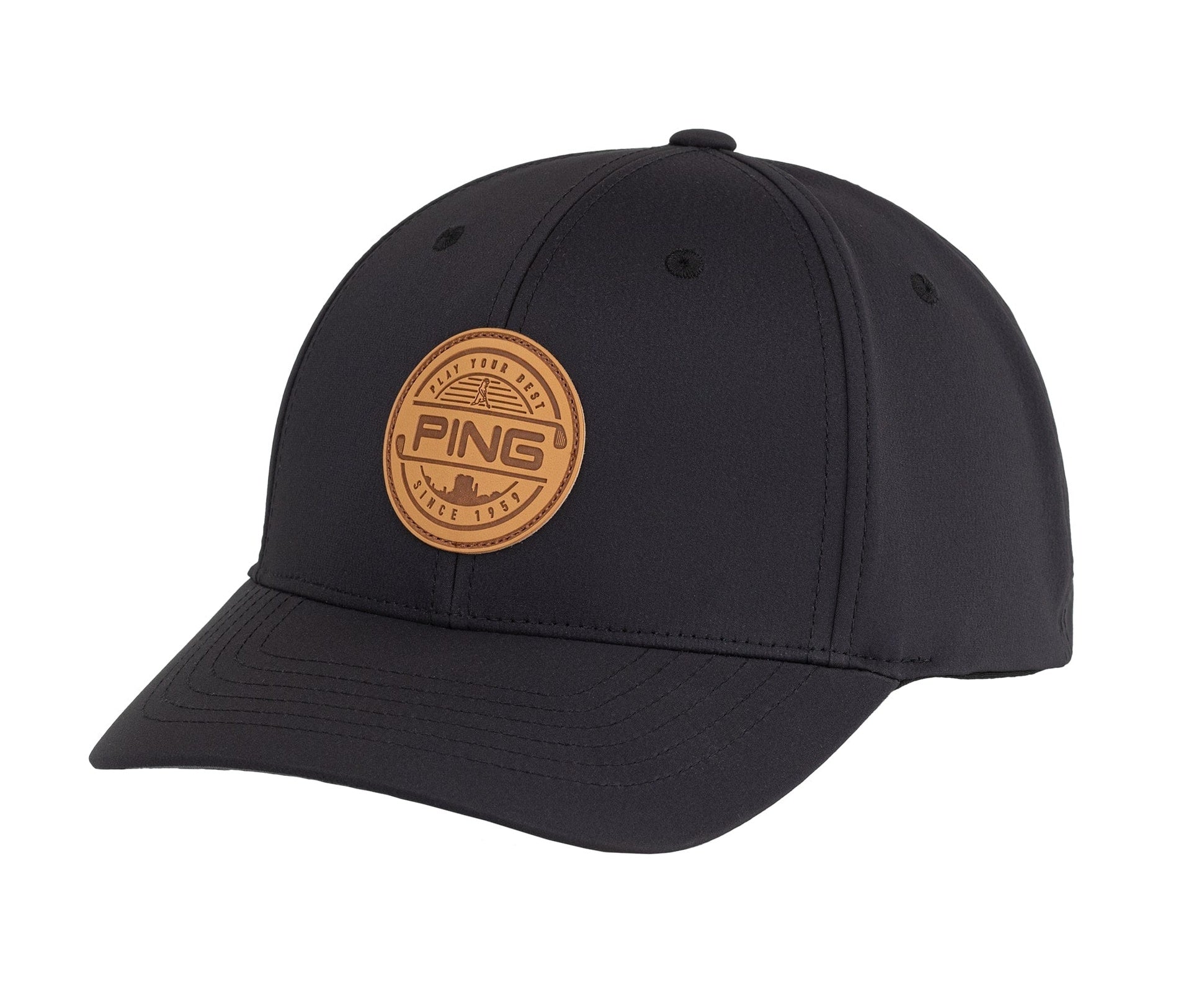 Ping Mens Golf Cap | Sedona | Black