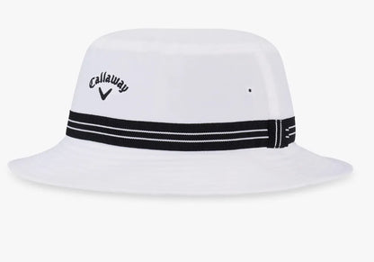 Callaway Mens Bucket Hat | White-Black