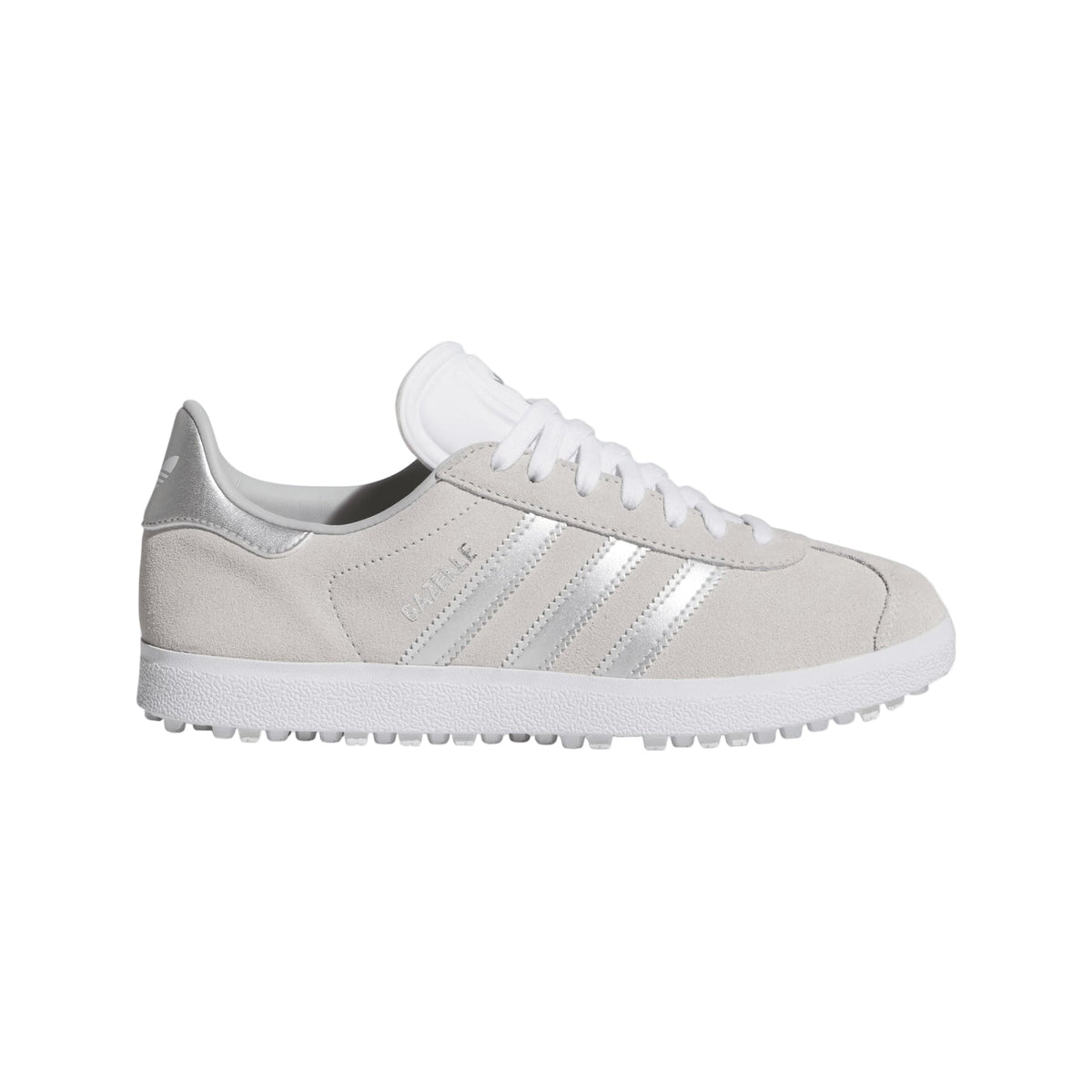 [JI394245] Adidas Womens Golf Shoes | Gazelle | White-Silver-Grey (UK4.5)