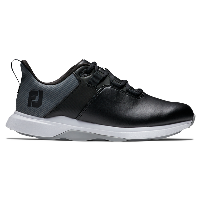 [982026] Footjoy Womens Golf Shoes | Pro Lite 3d (Black/Grey, 6)