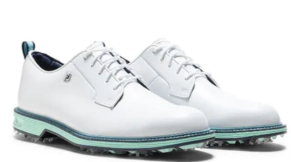 Footjoy Mens Golf Shoes | Premiere Series Field | White-Mint-Blue