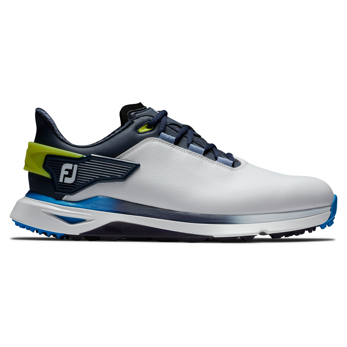 [569149] Footjoy Mens Golf Shoes | Pro SLX (White/Navy/Blue, 9)