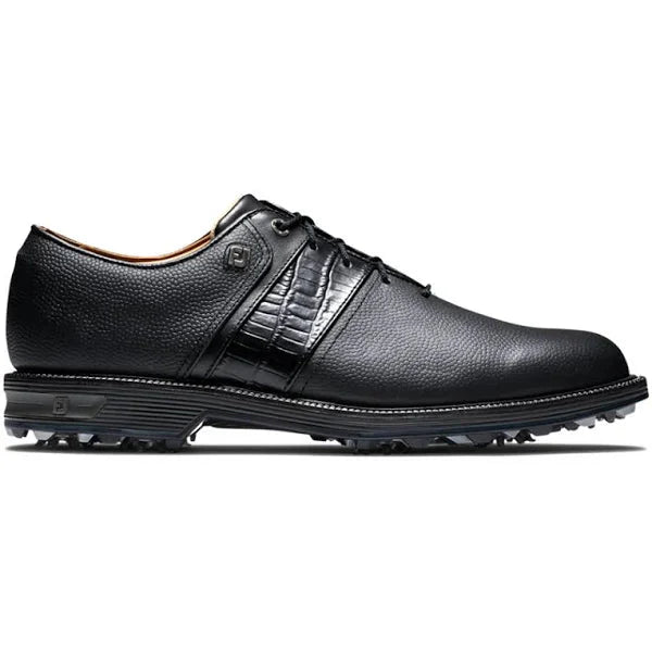 [53924095W] Footjoy Mens Golf Shoes | Premiere Series Packard 29 (Black/Black, UK8.5)