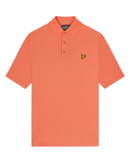 Golf Tech Polo Shirt - Course Coral