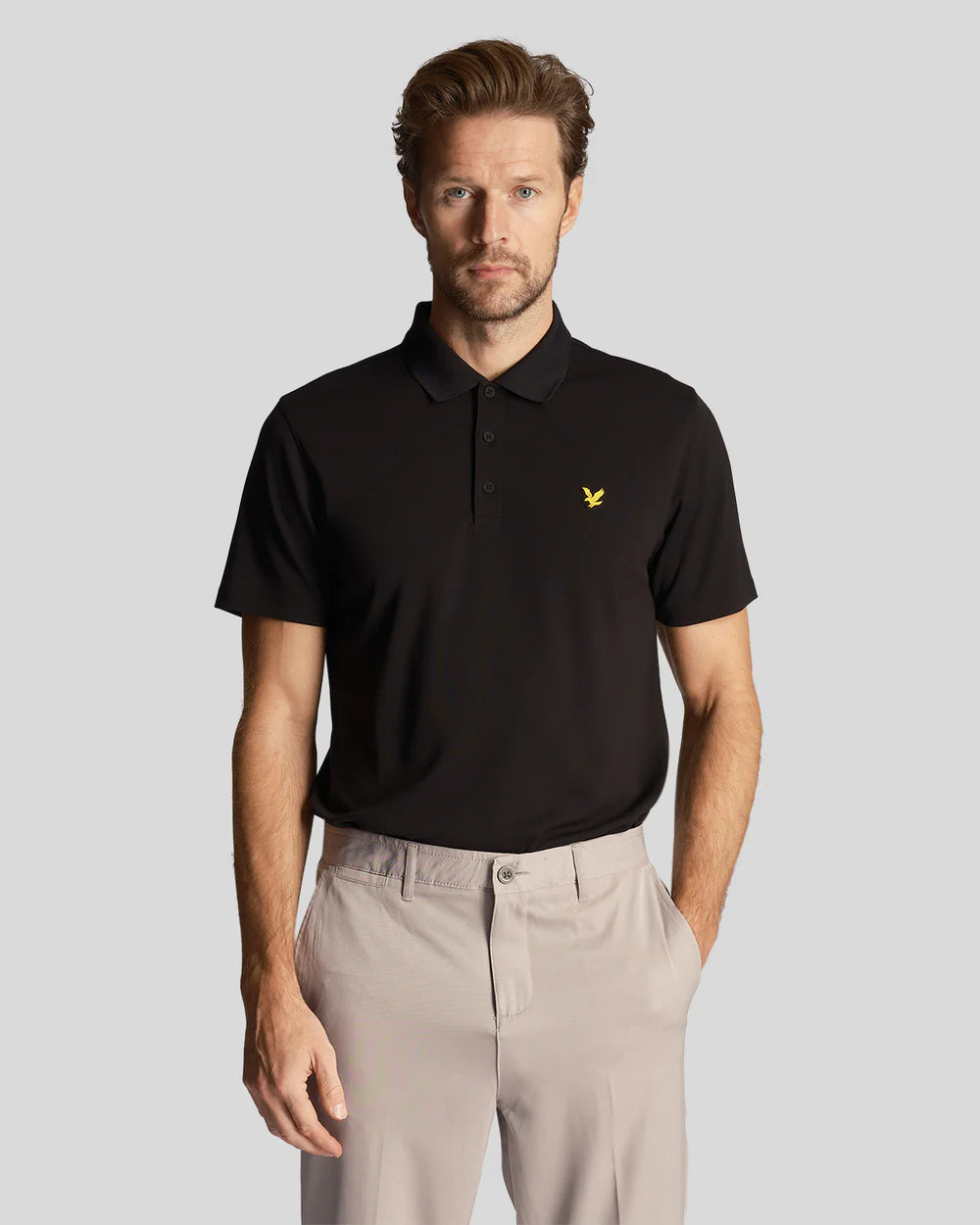Golf Tech Polo Shirt - Jet Black