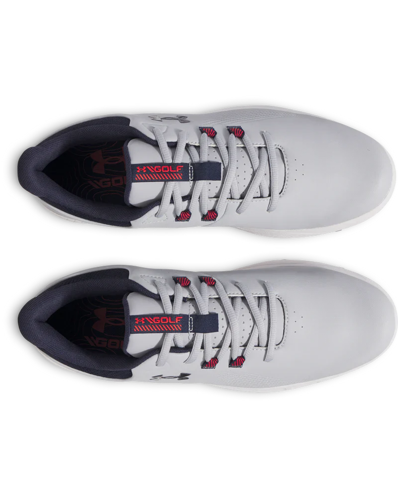 Under Armour Men's Golf Shoes | Drive Medal | Midnight Navy/Metallic Gun Metal