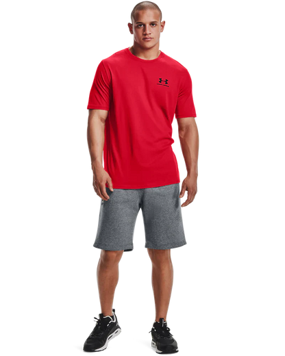 Under Armour Men`s Golf Shirt | Sportstyle Logo LC SS | Red