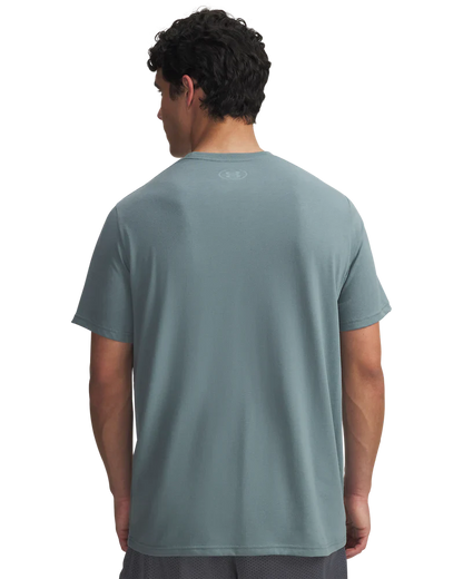 Under Armour Men`s Golf Shirt | Sportstyle Logo Update LC SS | Jasper Blue