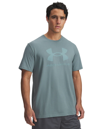 Under Armour Men`s Golf Shirt | Sportstyle Logo Update LC SS | Jasper Blue