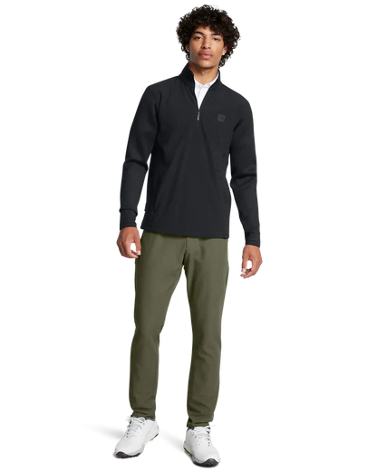 Under Armour Men's Golf Jacket | Drive Pro Storm | Hybrid Half Zip | Black