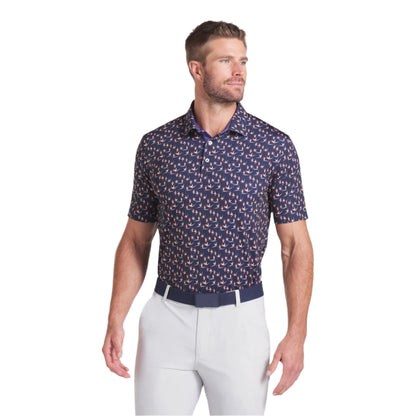 Puma Men's Golf Shirt | Paradise Polo | Black - Aquatic