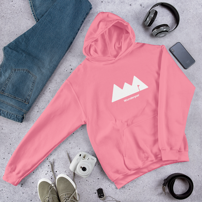 Wunderpar Solid Logo Hoodie - Pink