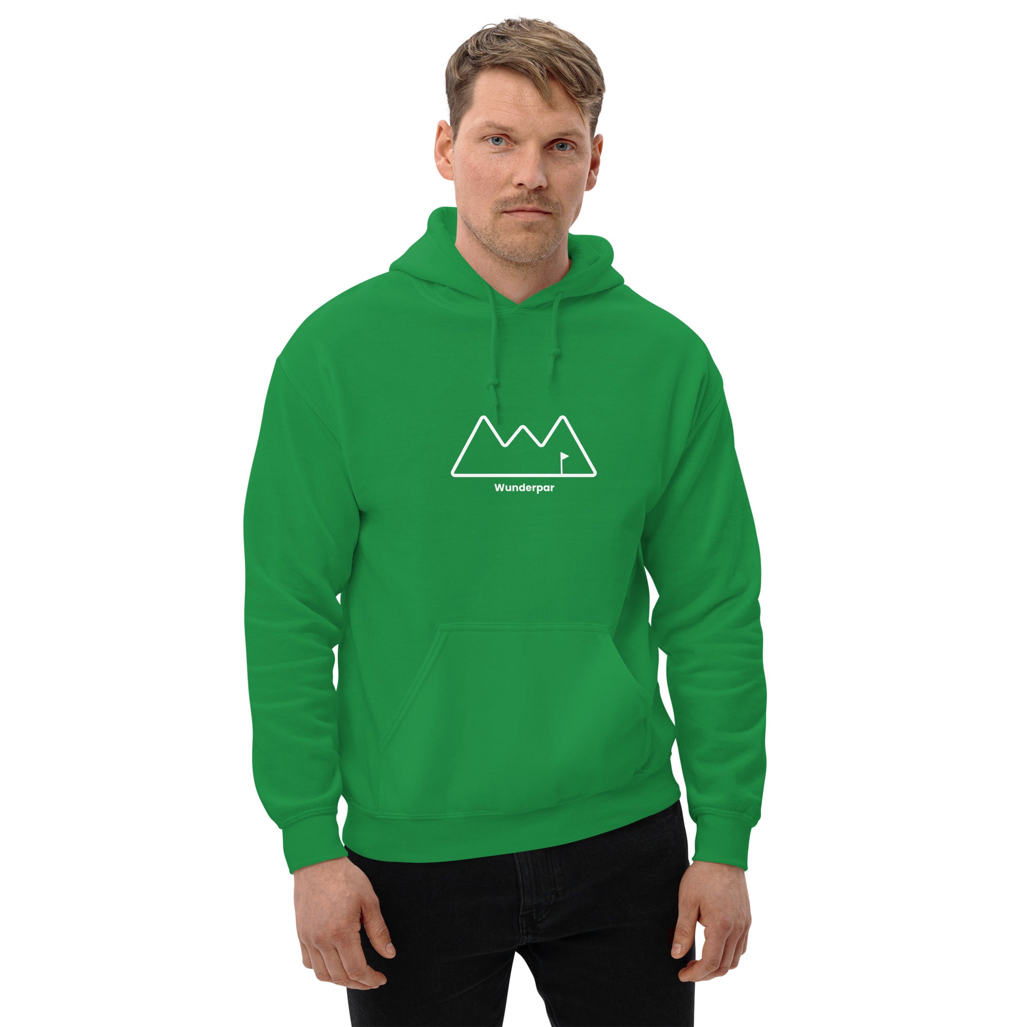 Green Wunderpar Hoodie - Outline Logo