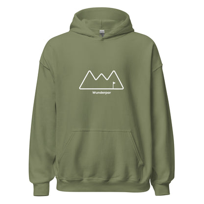 Khaki Wunderpar Hoodie - Outline Logo