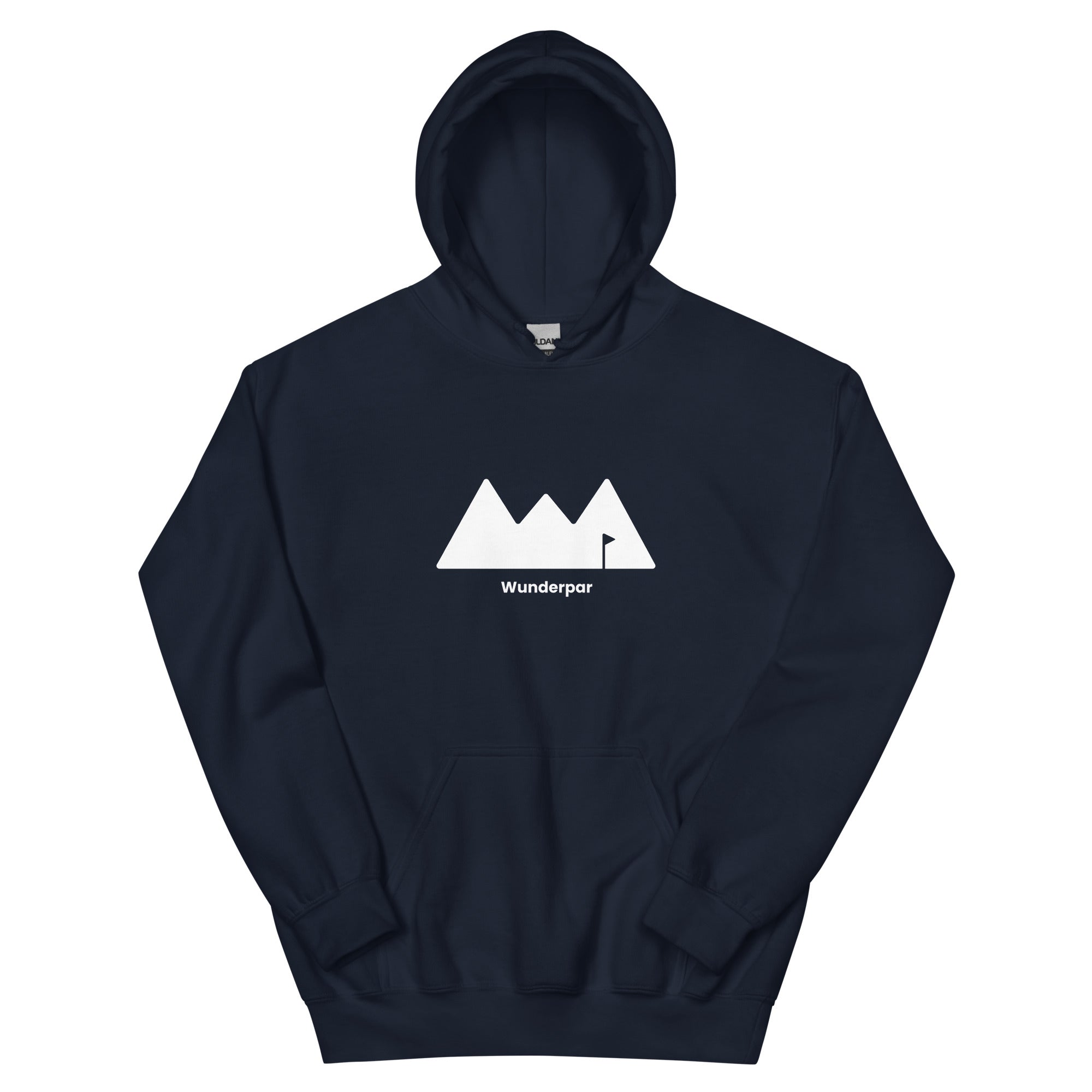 Navy Wunderpar Hoodie - Solid Logo