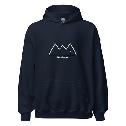 Navy Wunderpar Hoodie - Outline Logo