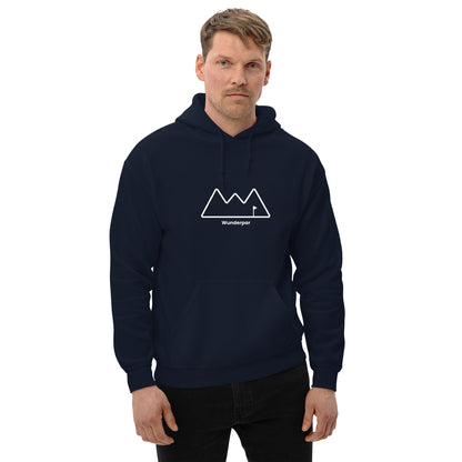 Navy Wunderpar Hoodie - Outline Logo