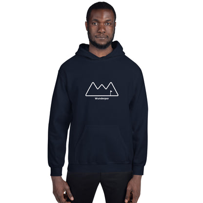 Navy Wunderpar Hoodie - Outline Logo