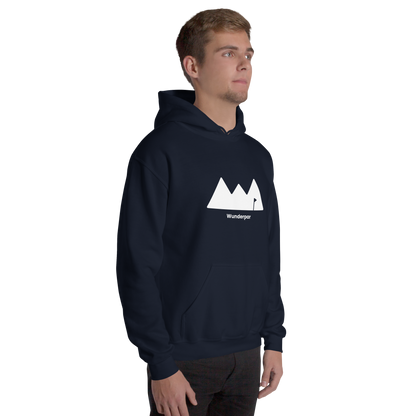 Wunderpar Solid Logo Hoodie - Navy