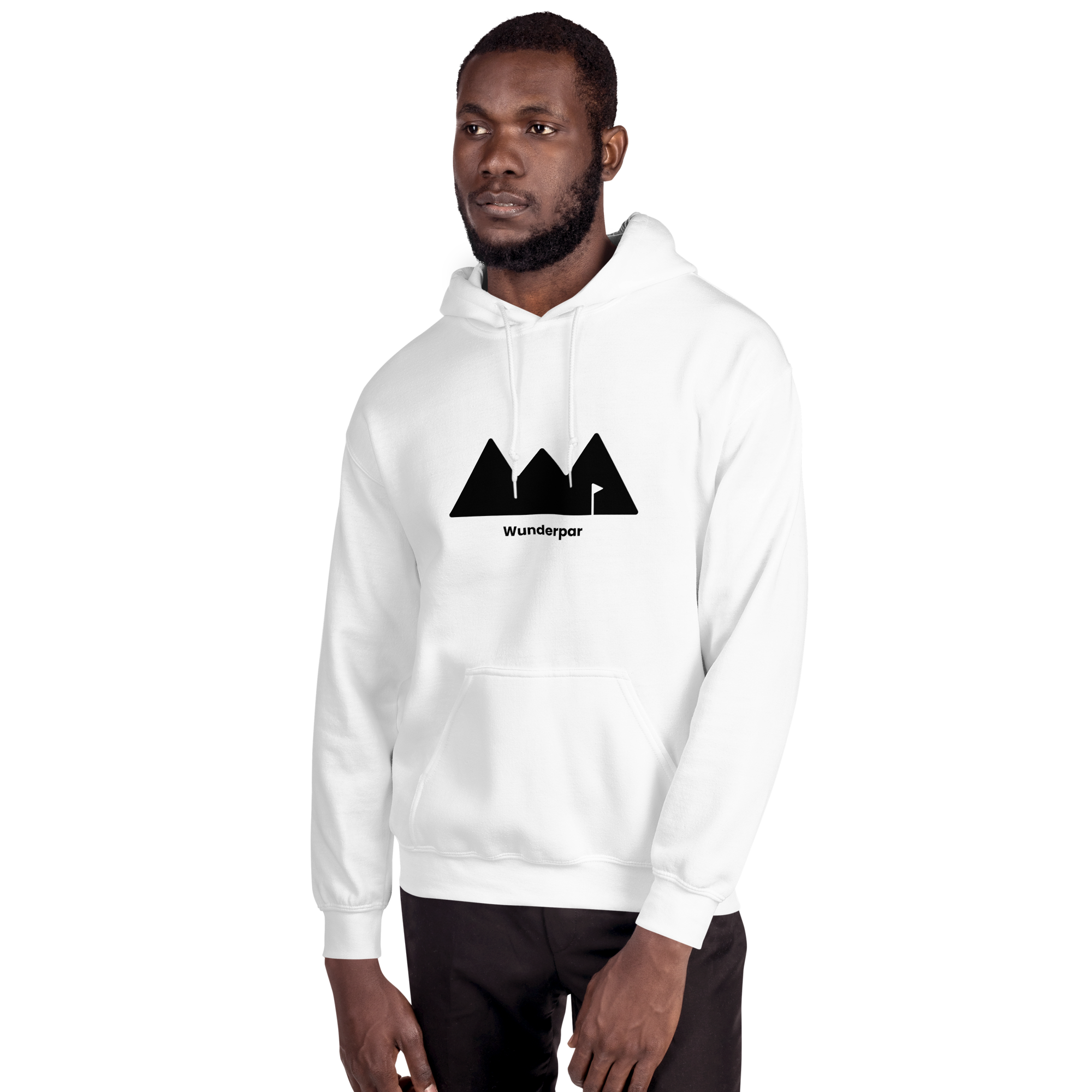 Wunderpar Solid Logo Hoodie - White