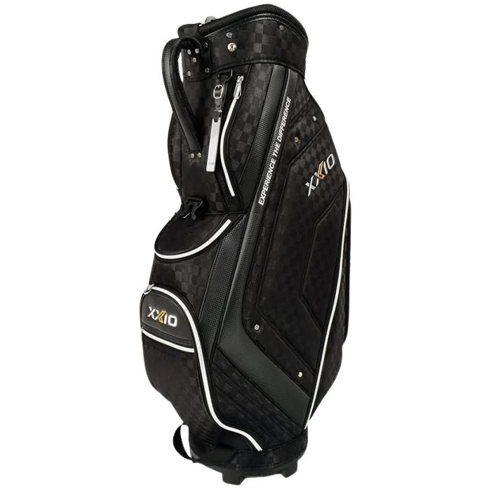 XXIO caddy golf bag black check